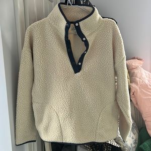 J Crew fleece pullover
